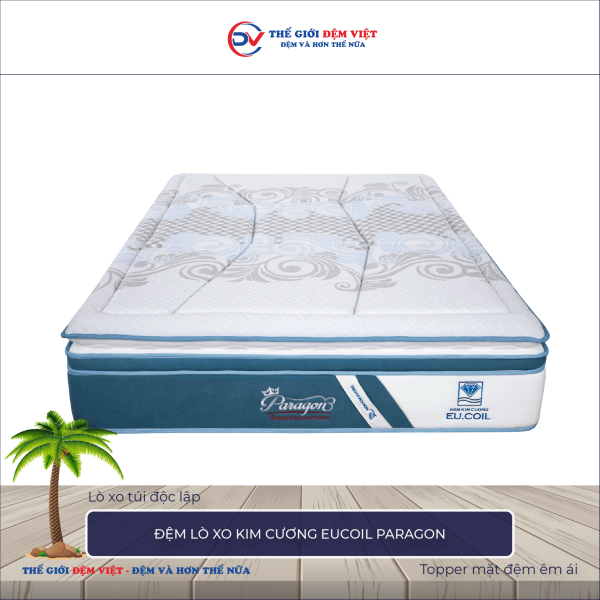 Đệm lò xo Kim Cương EuCoil Paragon 1